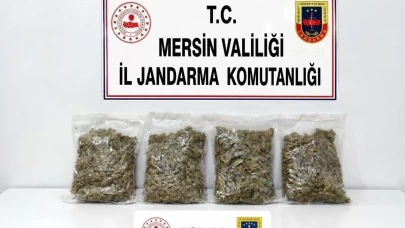 Mersin’de uyuşturucu operasyonu: 2 kilo 100 gram esrar ele geçirildi