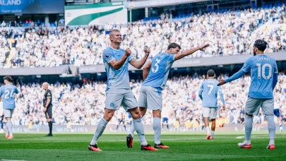 Manchester City'den 5 gollü galibiyet!