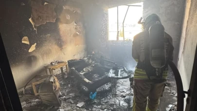 Antakya'da evde çıkan yangın korkuttu!