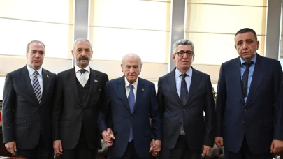Sarallar ve Şahinler, MHP Lideri Bahçeli ile bir araya geldi!