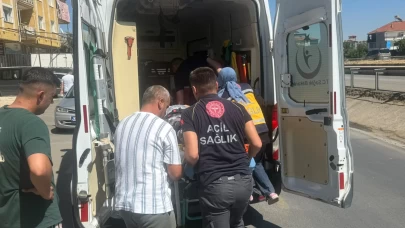 Manisa’da devrilen elektrikli bisikletin sürücüsü yaralandı