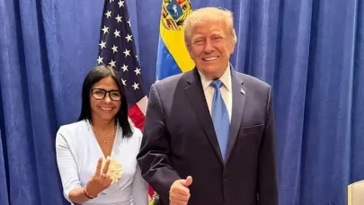 Trump ve Delcy Rodriguez New York’ta ilk kez bir araya geldi