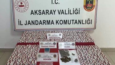 Aksaray’da uyuşturucu operasyonu: 2 bin 122 sentetik hap ele geçirildi