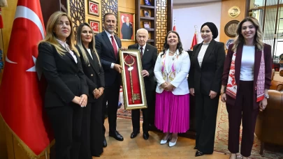 MHP Lideri Bahçeli, MHP İstanbul İl Başkanı Volkan Yılmaz'ı kabul etti