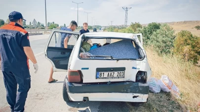 Çorum-Sungurlu yolunda korkutan çarpışma: Yaralıları itfaiye kurtardı