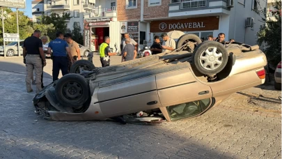 Antalya’da 3 araçlı zincirleme kazada 1 kişi yaralandı