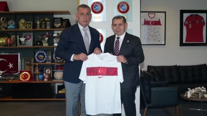 Dursun Özbek’ten TFF Başkanı Hacıosmanoğlu’na ziyaret