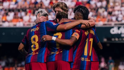 Barcelona'dan Valencia deplasmanında resital