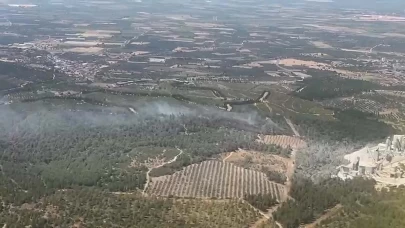 Manisa’da orman yangını: Ekipler seferber edildi