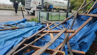 Kastamonu’da kuvvetli rüzgar etkili oldu