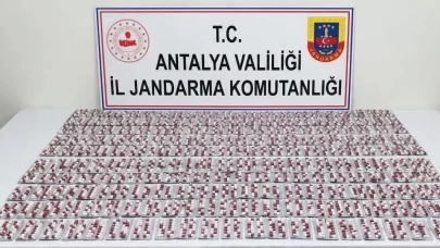 Manavgat’ta uyuşturucu operasyonu: 3 bin sentetik hap ele geçirildi