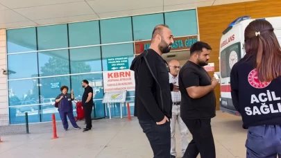 Fabrikada feci kaza! Kopan parmağı buz torbasıyla taşıdılar