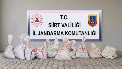 Siirt’te 300 kilo fıstık çalan şüphelileri çuvaldaki yazı ele verdi
