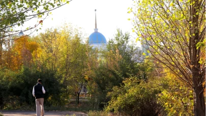 Astana sonbahar renklerine büründü