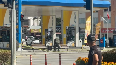 Akaryakıt istasyonunda şüpheli çanta paniği!