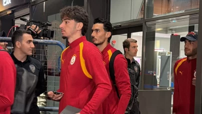 Galatasaray, Trabzonspor maçı için Trabzon'a geldi