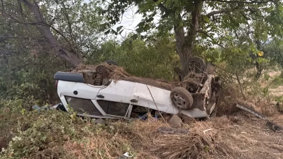 Bursa’da mevsimlik işçileri taşıyan otomobil şarampole yuvarlandı