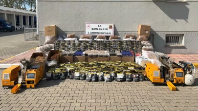 Bursa’da 3 milyon 200 bin TL’lik kaçak tütün operasyonu