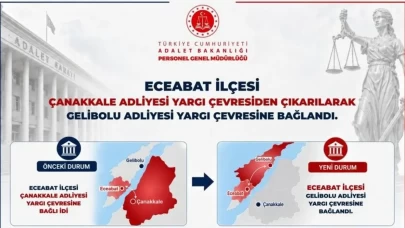 Eceabat, Gelibolu Adliyesine bağlandı