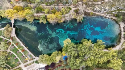 15 metre derinlikteki görülmemiş berraklık...