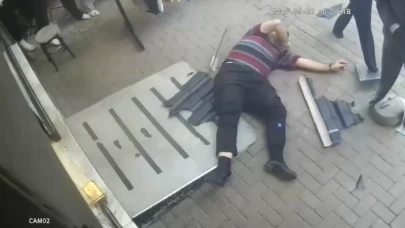 Korkuluk kopunca 3. kattan beton zemine çakıldı!