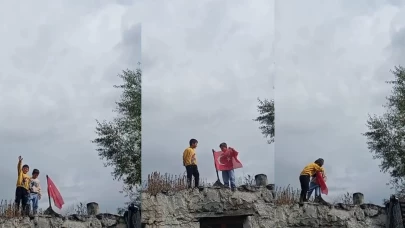Miniklerin bayrak sevgisi duygulandırdı!