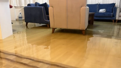 Bolu'da sağanak yağış hayatı olumsuz etkiledi!