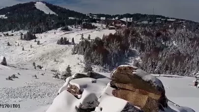 Uludağ’da kar kalınlığı 20 santimetreye ulaştı!