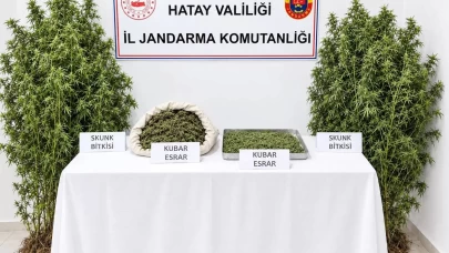 Hatay Altınözü’nde dron destekli uyuşturucu operasyonu