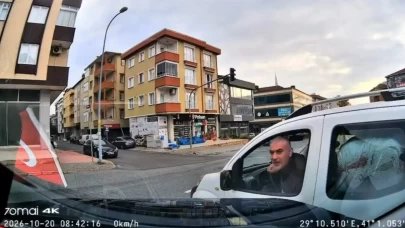 Ümraniye'de trafikte kadın sürücüye çirkin tehdit