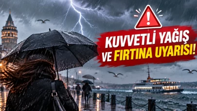 İçişleri Bakanlığından 5 il için kuvvetli yağış ve fırtına uyarısı!