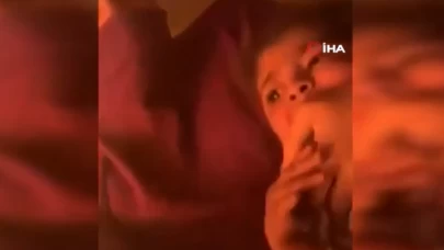 Gazzeli küçük kız alevlerin arasından böyle kurtarıldı!