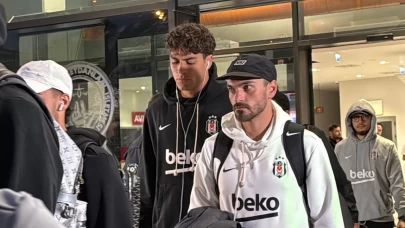 Beşiktaş kafilesi Trabzon'a geldi!