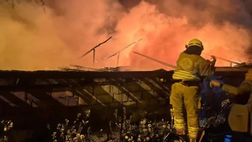 Müstakil evde çıkan yangın bitişikteki eve sıçradı