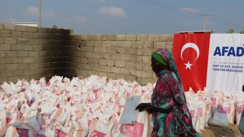 AFAD, çatışmaların sürdüğü Sudan’da 1500 aileye gıda yardımı ulaştırdı