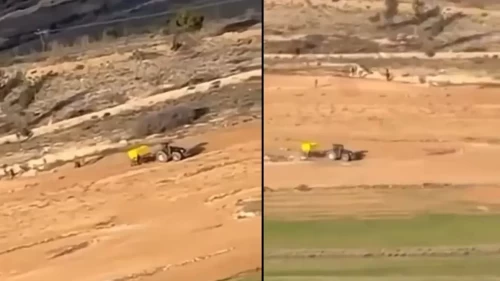 KKTC sınırında gerilim tırmandı: Traktörleri askerin üzerine sürdüler