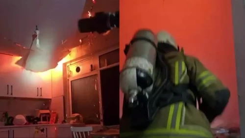 Bursa’da korku dolu anlar!