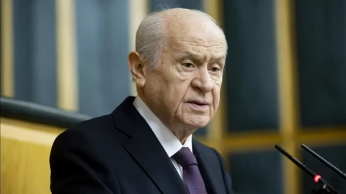 MHP lideri Devlet Bahçeli sertifika töreninde konuşuyor