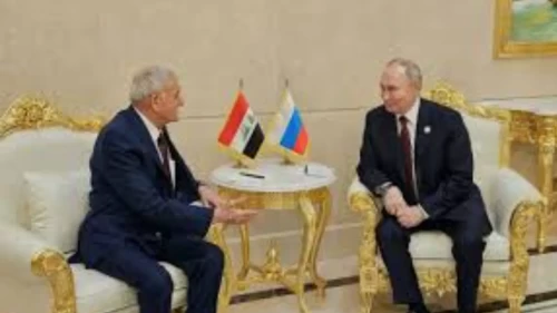 Putin ile Irak Cumhurbaşkanı Reşid Orta Doğu gündemini görüştü
