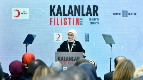 Emine Erdoğan'dan "Kalanlar" Filistin Sergisi paylaşımı