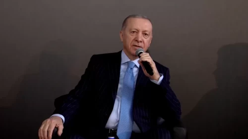 Cumhurbaşkanı Erdoğan konuşuyor