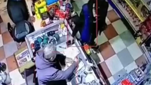 Market hırsızı güvenlik kameralarına böyle yakalandı