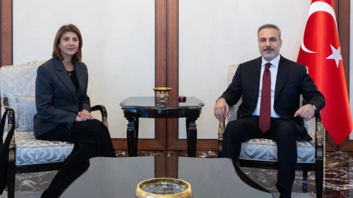 Bakan Fidan, BM’nin Kıbrıs Temsilcisi Holguin Cuellar’ı kabul etti