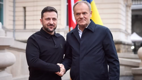 Zelenskiy Polonya’da! Varşova’da Başbakan Tusk ile kritik görüşme