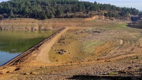 Keşan susuzlukla karşı karşıya: Kadıköy Barajı’nda su tükendi!