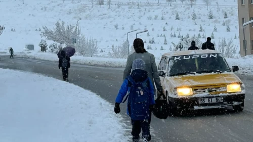 Van’da yoğun kar yağışı: Uçak seferleri rötar yaptı