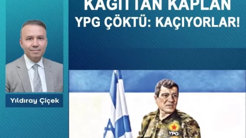 Kâğıttan kaplan YPG çöktü: Kaçıyorlar!