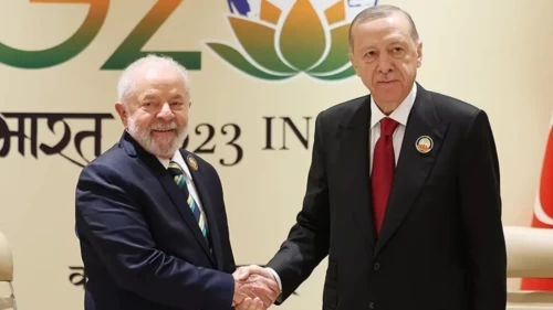 Cumhurbaşkanı Erdoğan, Brezilya Devlet Başkanı Silva ile görüştü