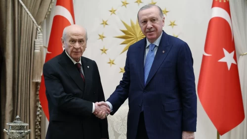 Cumhurbaşkanı Erdoğan ve MHP Lideri Bahçeli görüşmesi başladı