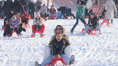 Sömestir tatilinde Palandöken'de adım atacak yer kalmadı!